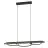 Eglo Pendelleuchte Boyal Holz Schwarz, Rostig 40.5W 3600lm - 830 Warmweiß | Dimmbar