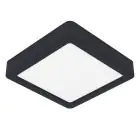 Eglo Deckenleuchte Fueva 6 Plastik Schwarz 7W 1100lm - 827-840-865 CCT